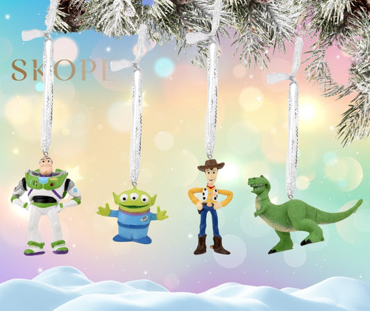 DISNEY SET OF 4 TOY STORY HANGING DECORATIONS