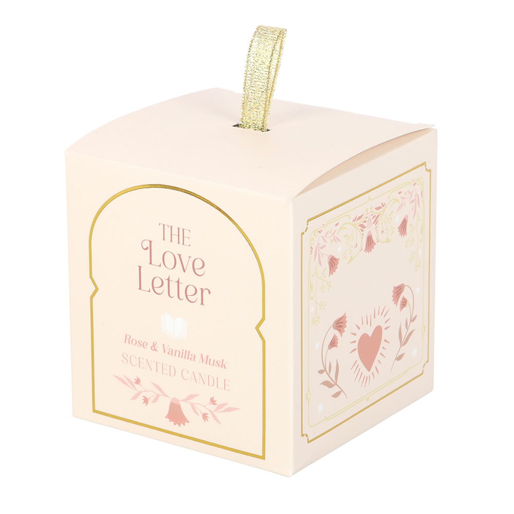 THE LOVE LETTER ROSE & VANILLA MUSK CANDLE