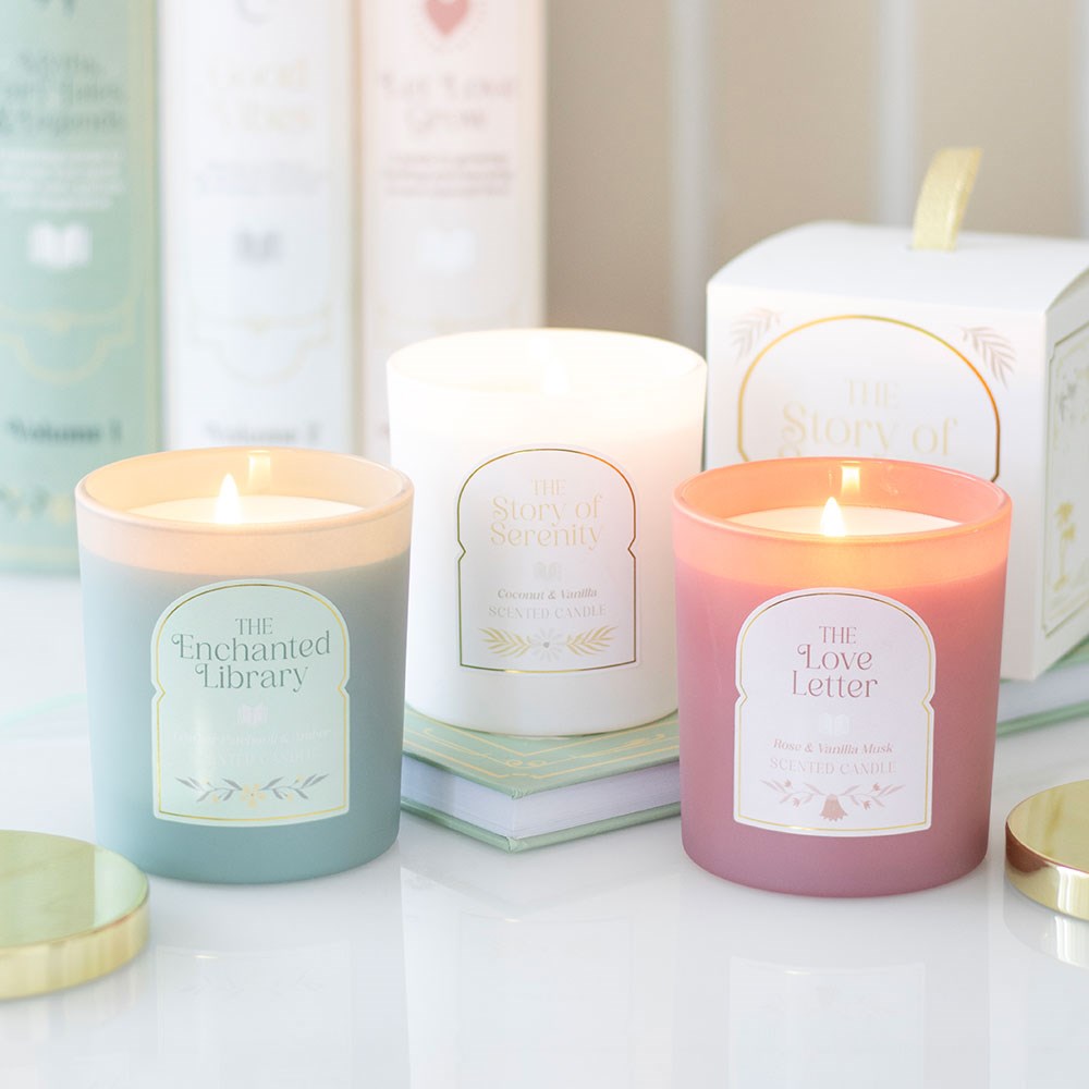 THE STORY OF SERENITY COCONUT & VANILLA CANDLE