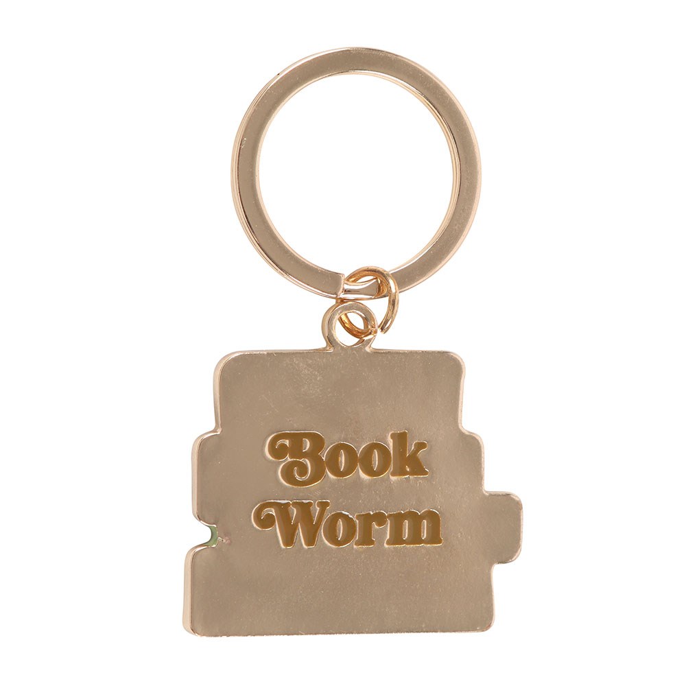 BOOK WORM KEYRING