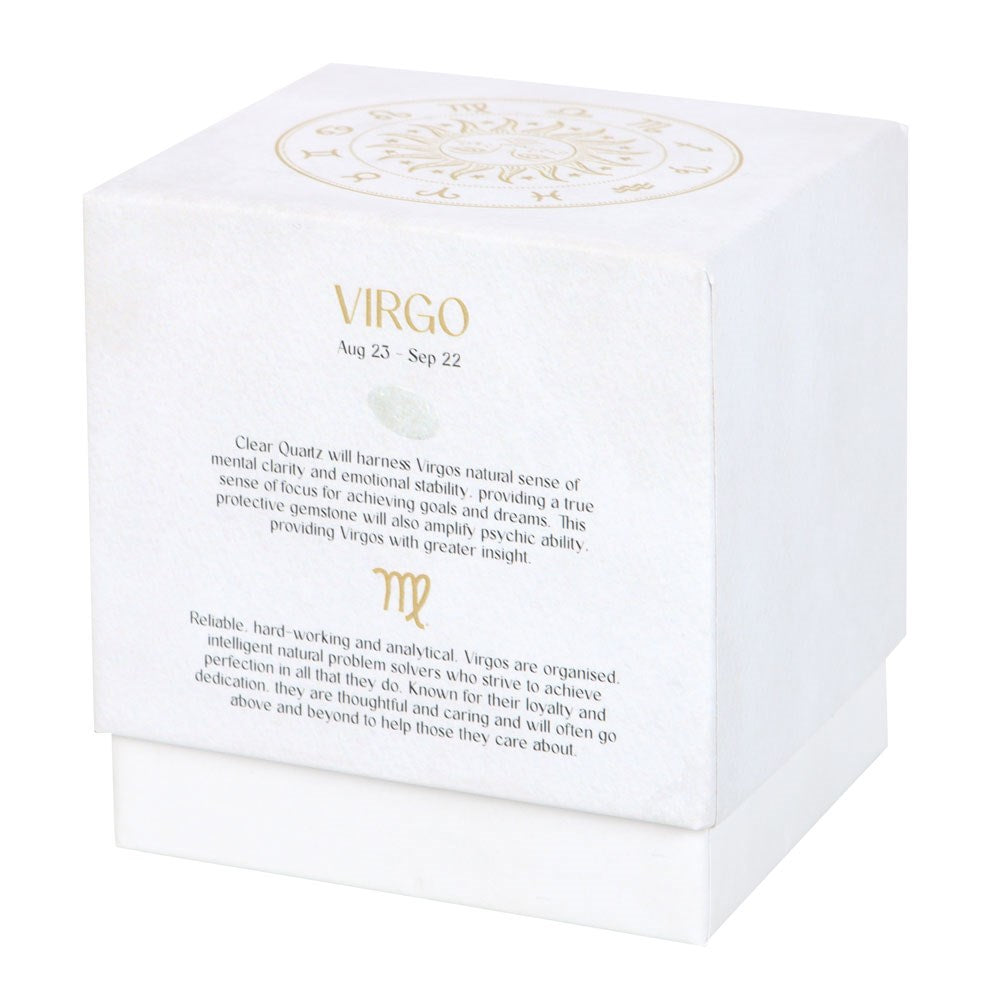 VIRGO SANDALWOOD & PATCHOULI GEMSTONE ZODIAC CANDLE