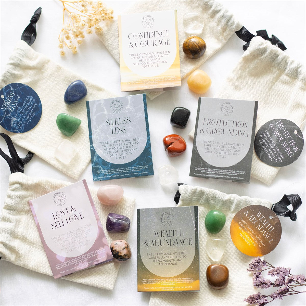 WEALTH & ABUNDANCE HEALING CRYSTAL SET