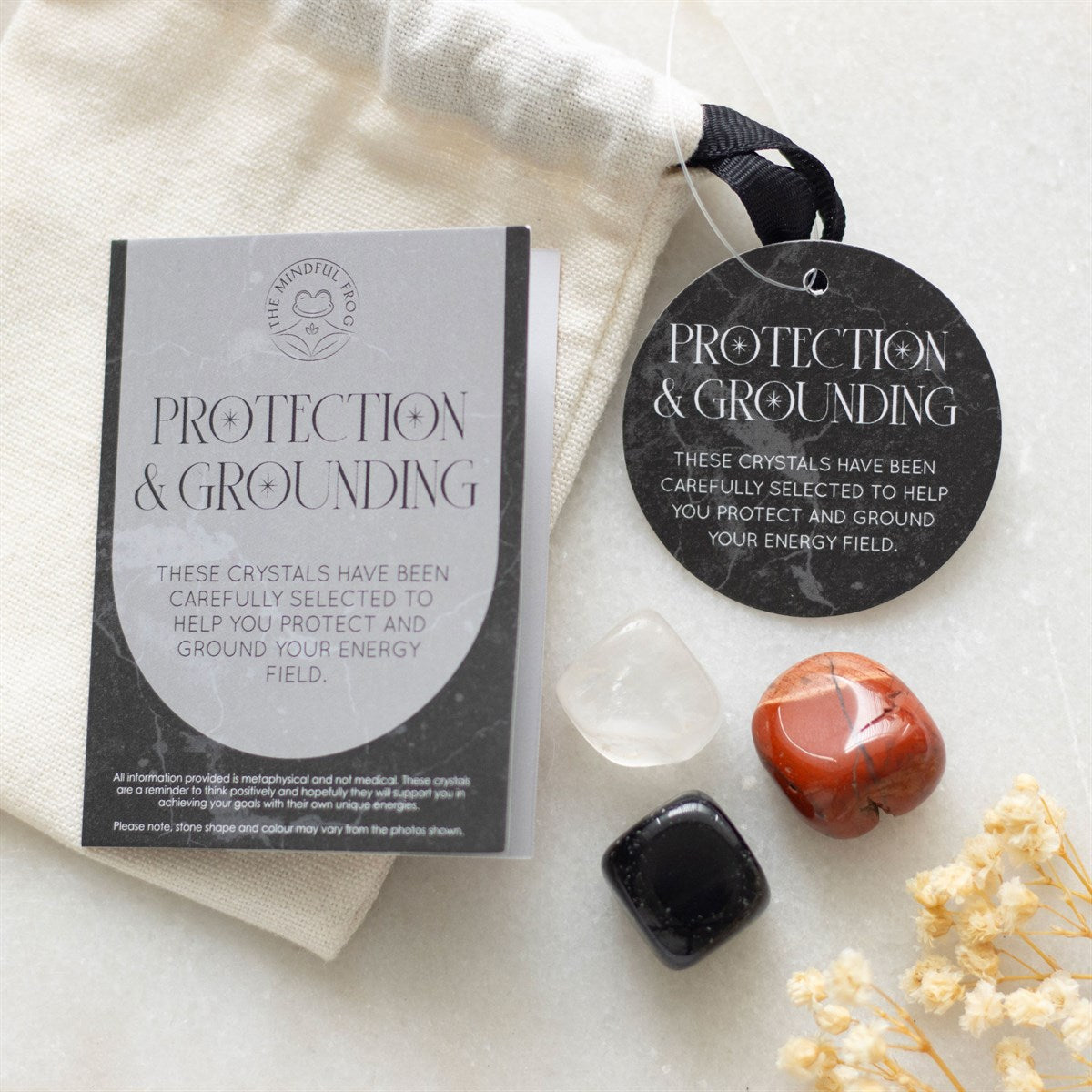 PROTECTION & GROUNDING HEALING CRYSTAL SET