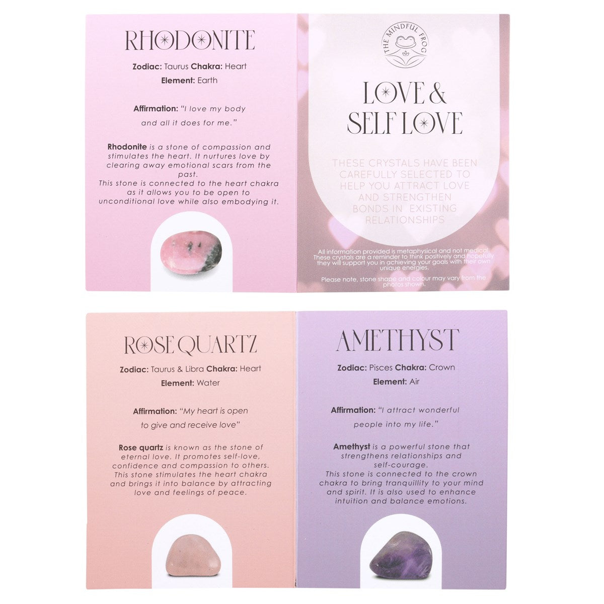 LOVE & SELF LOVE HEALING CRYSTAL SET