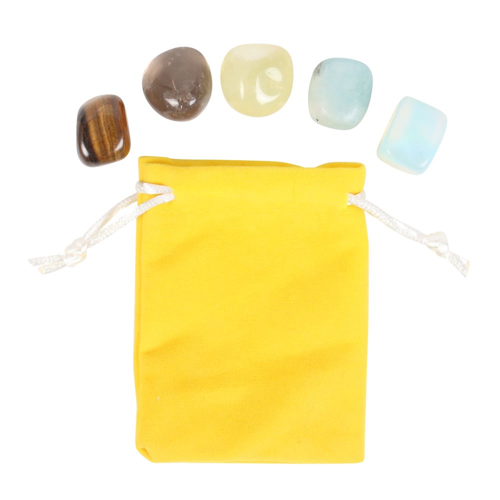 GEMINI CRYSTAL TUMBLESTONE SET