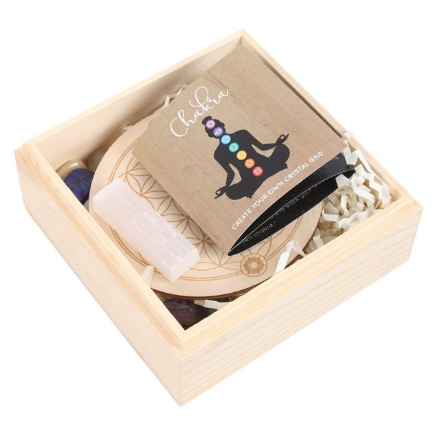 CHAKRA CRYSTAL GRID GIFT SET