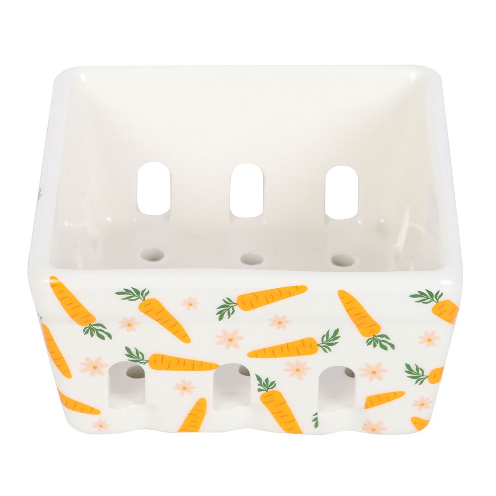 CARROT PATCH CERAMIC BERRY BASKET