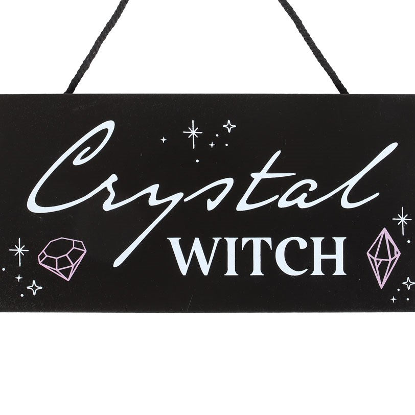 CRYSTAL WITCH HANGING SIGN