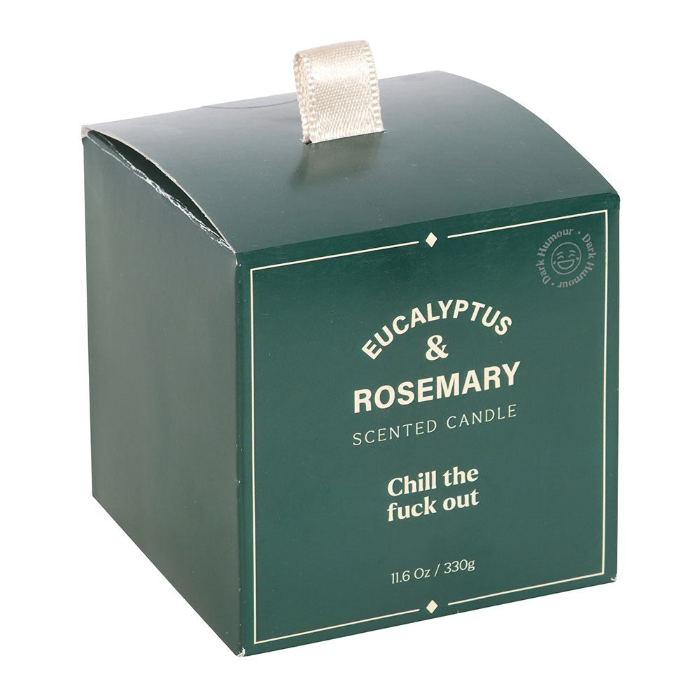 SWEARY CHILL OUT EUCALYPTUS & ROSEMARY CANDLE