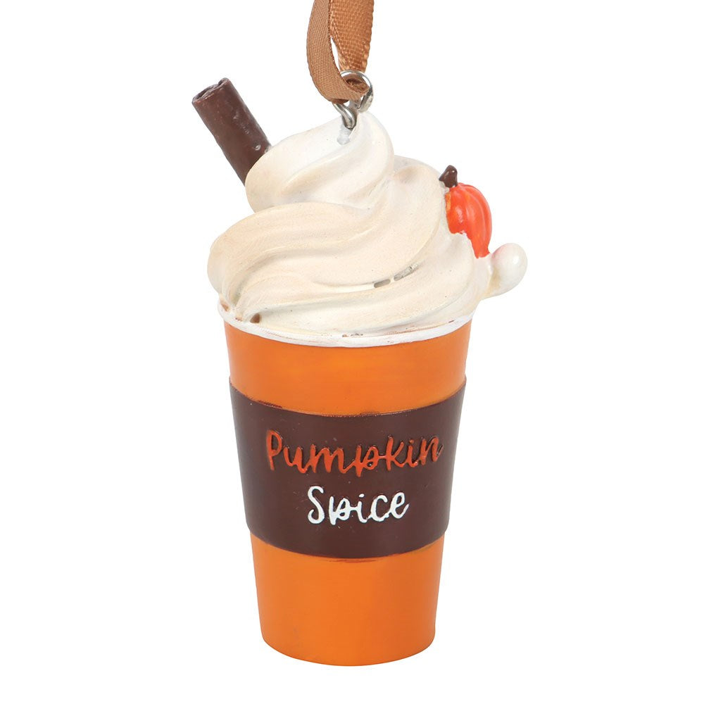 PUMPKIN SPICE LATTE HANGING ORNAMENT