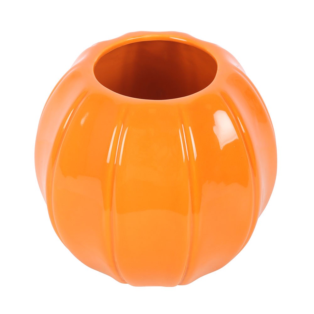 ORANGE PUMPKIN VASE