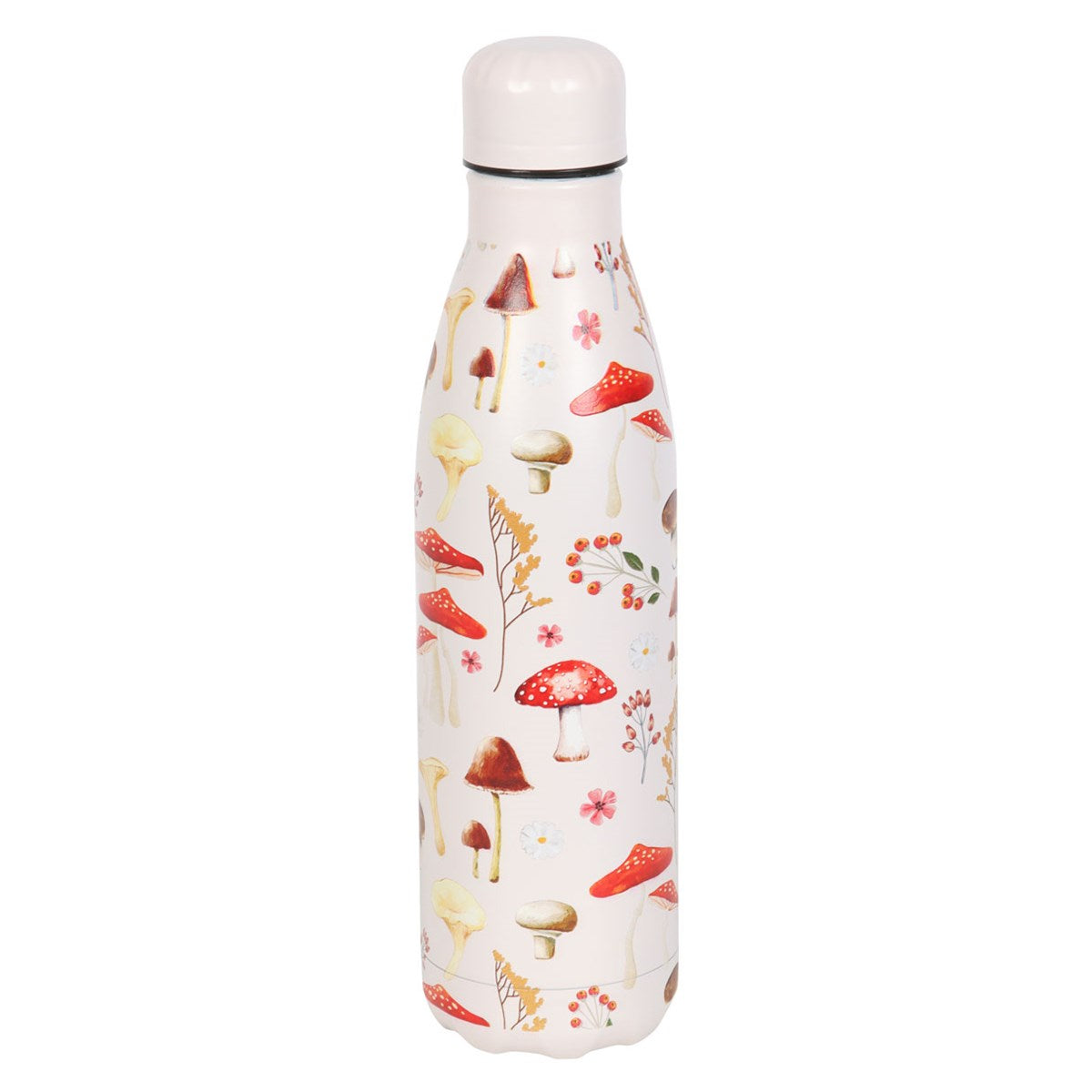 ALL OVER MUSHROOM PRINT METAL WATER BOTTLE