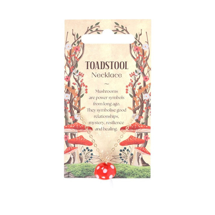 TOADSTOOL CHARM NECKLACE