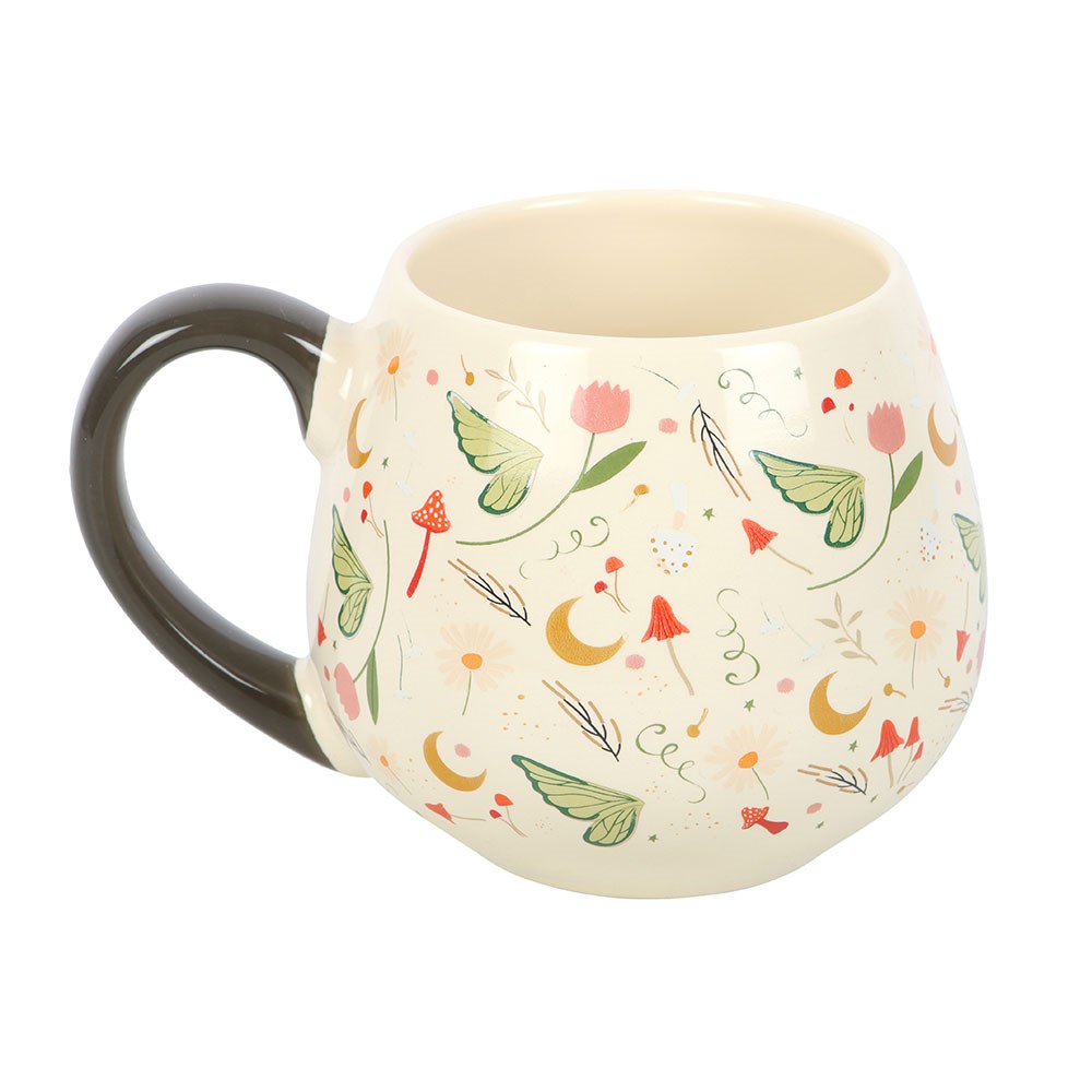 FAIRY FOLKLORE PRINT ROUNDED MUG