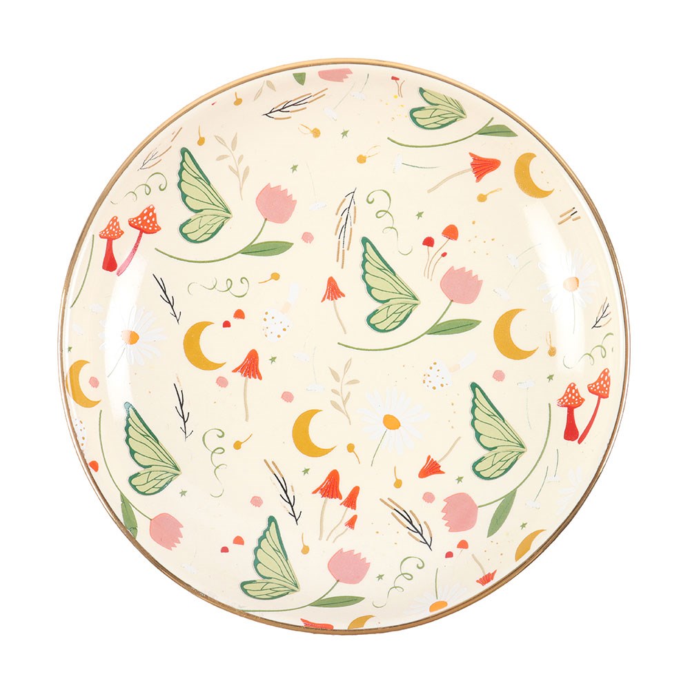 FAIRY FOLKLORE PRINT TRINKET DISH
