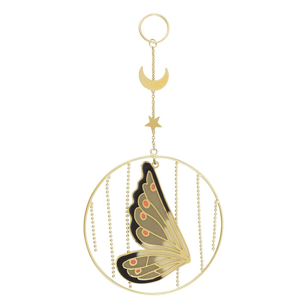 GREEN FAIRY WING HANGING DECORATION