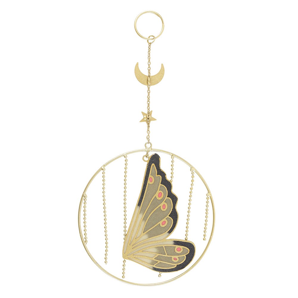 GREEN FAIRY WING HANGING DECORATION
