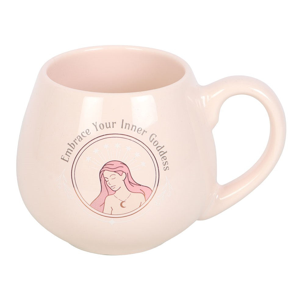 EMBRACE YOUR INNER GODDESS ROUNDED MUG