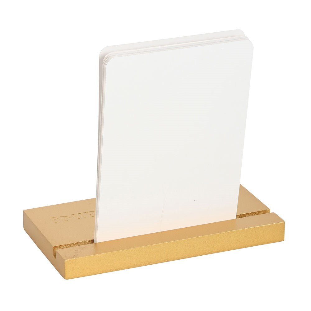 GODDESS ENERGY AFFIRMATION CARDS WITH WOODEN STAND