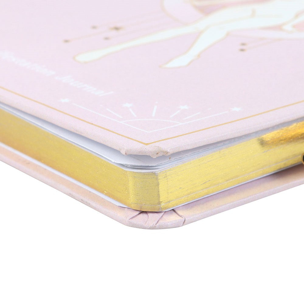 GODDESS ENERGY A5 MANIFESTATION JOURNAL AND ROSE QUARTZ CRYSTAL PEN