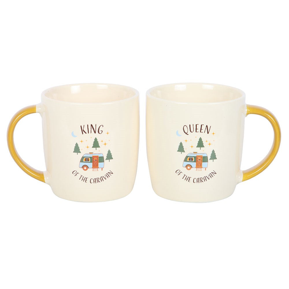 CAMPING KING AND QUEEN COUPLES MUG SET