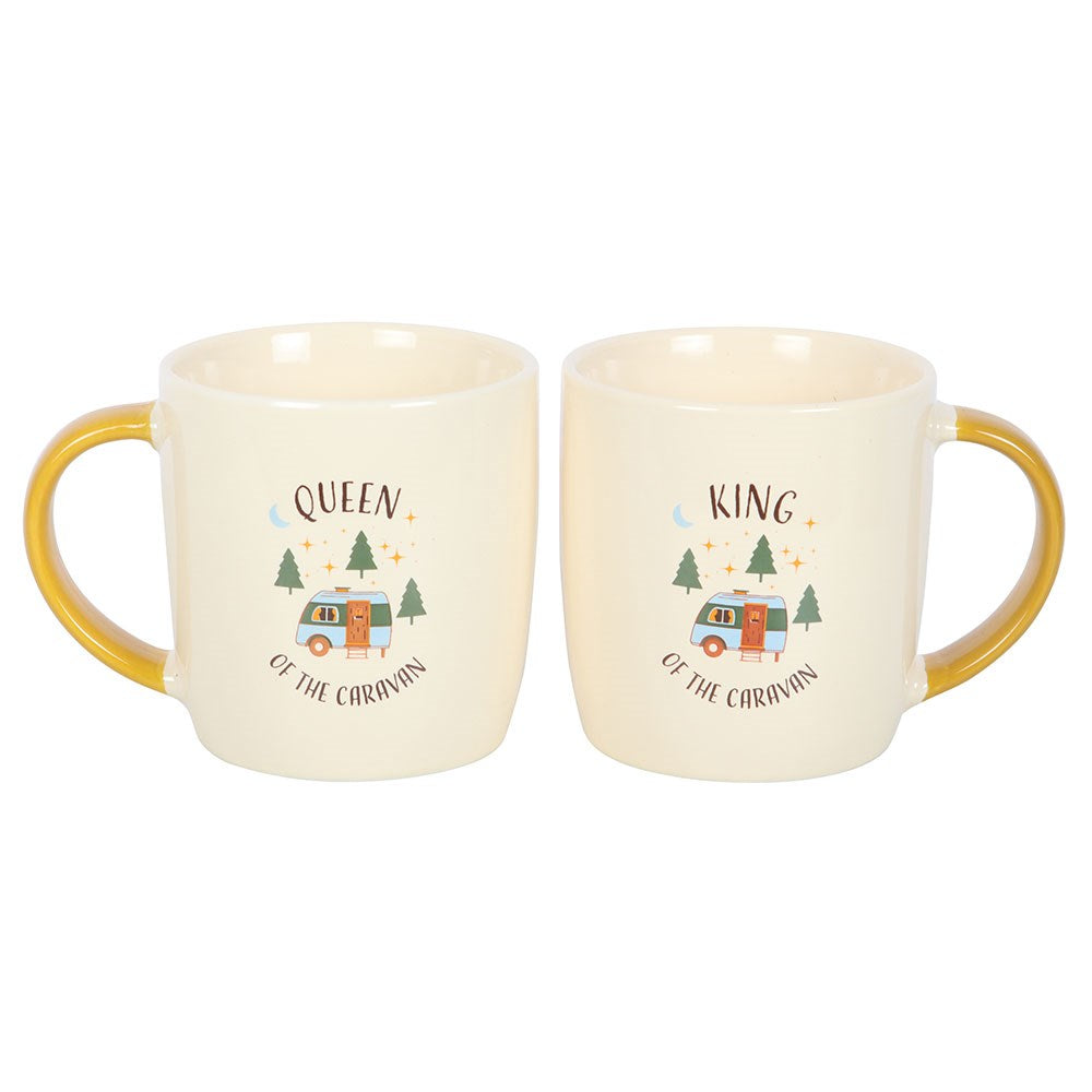 CAMPING KING AND QUEEN COUPLES MUG SET