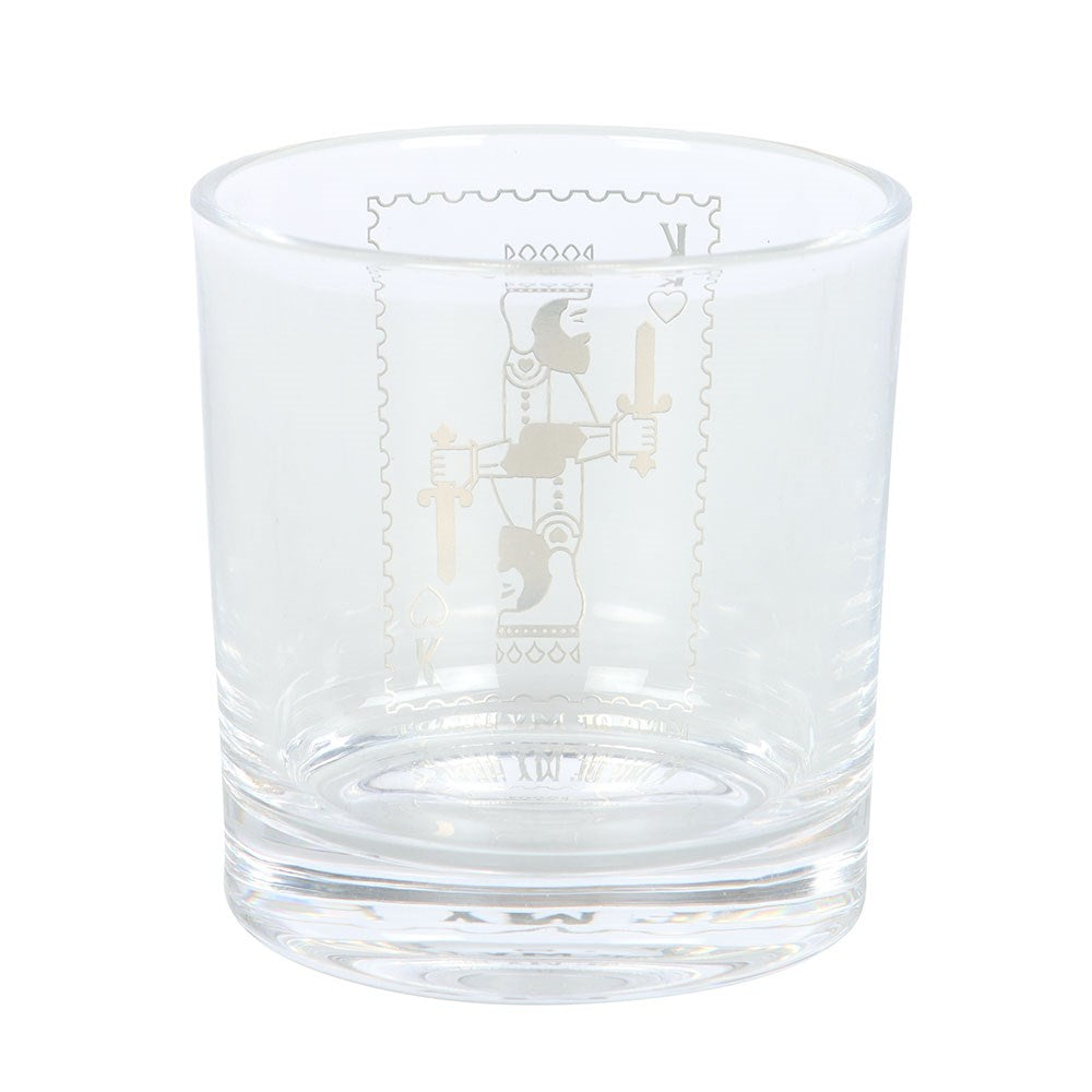 KING OF MY HEART DRINKING GLASS