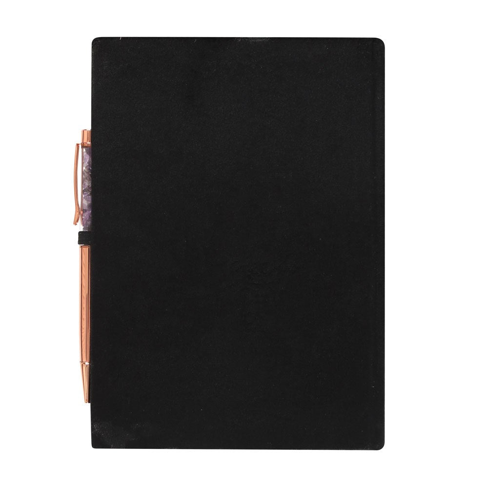 MANIFESTATION JOURNAL WITH AMETHYST PEN