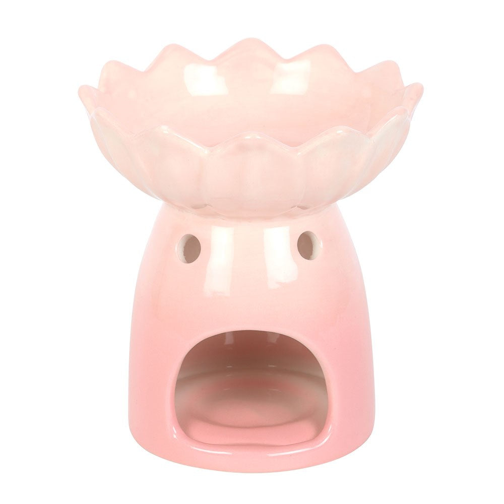 PINK WATER LILY OIL BURNER AND WAX WARMER