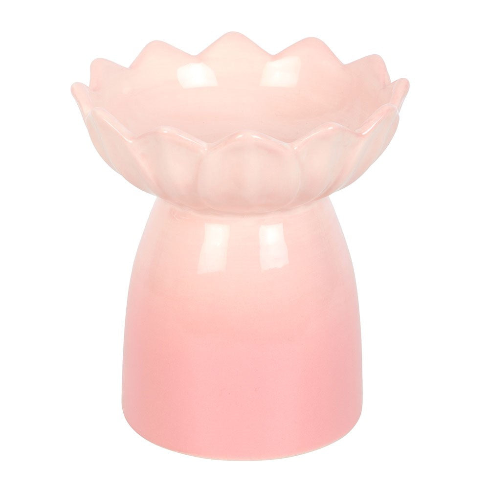 PINK WATER LILY OIL BURNER AND WAX WARMER