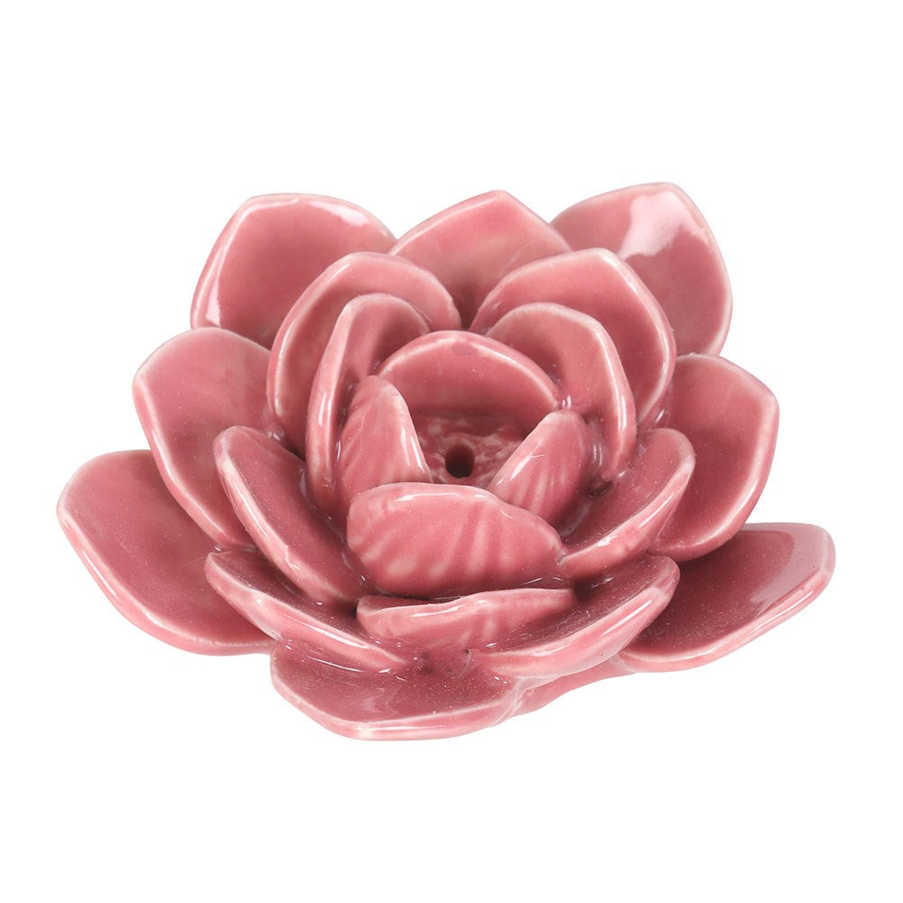 PINK WATER LILY INCENSE STICK HOLDER