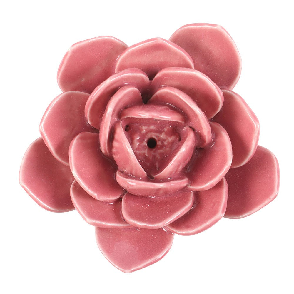 PINK WATER LILY INCENSE STICK HOLDER