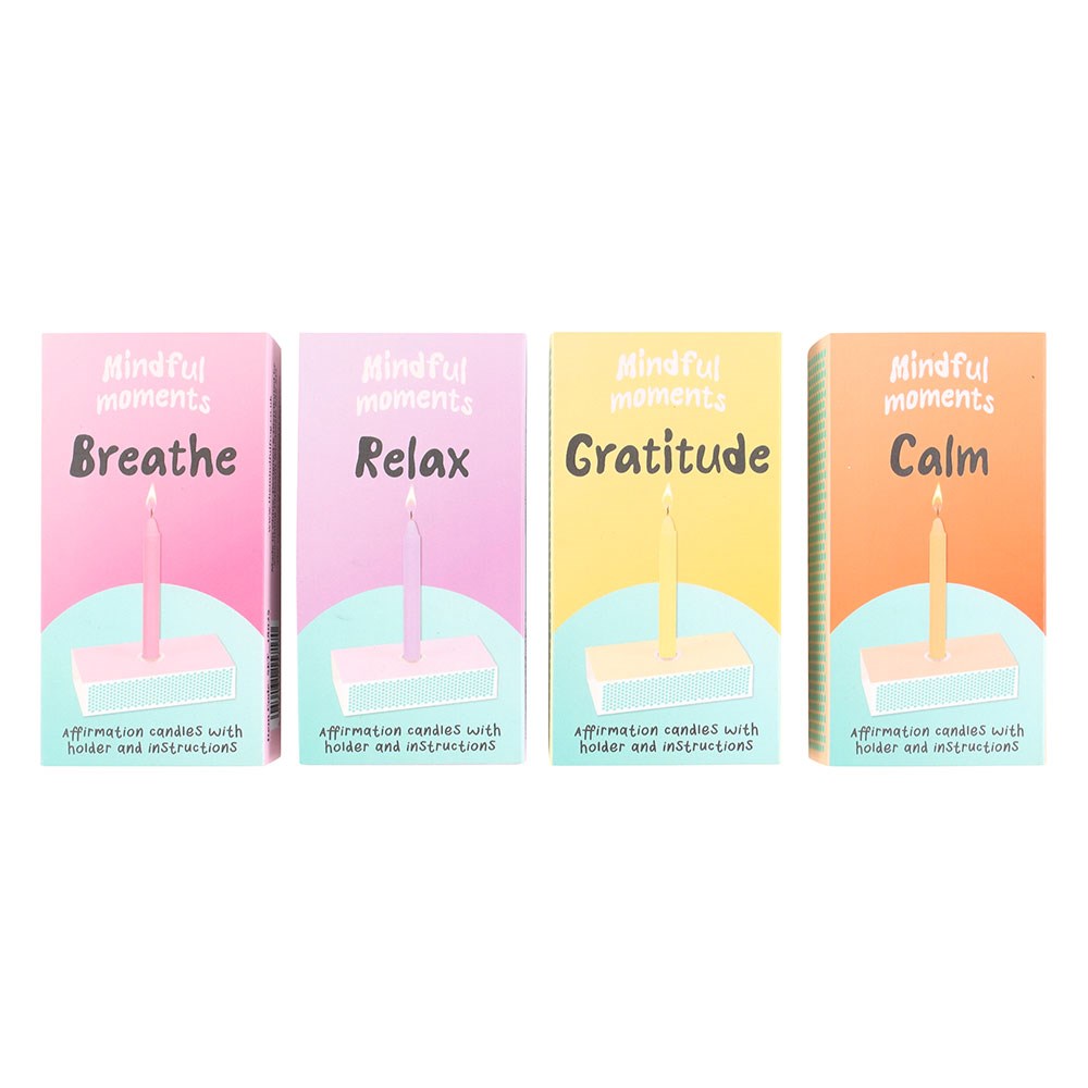 AFFIRMATION CANDLES IN A BOX - ASSORTED