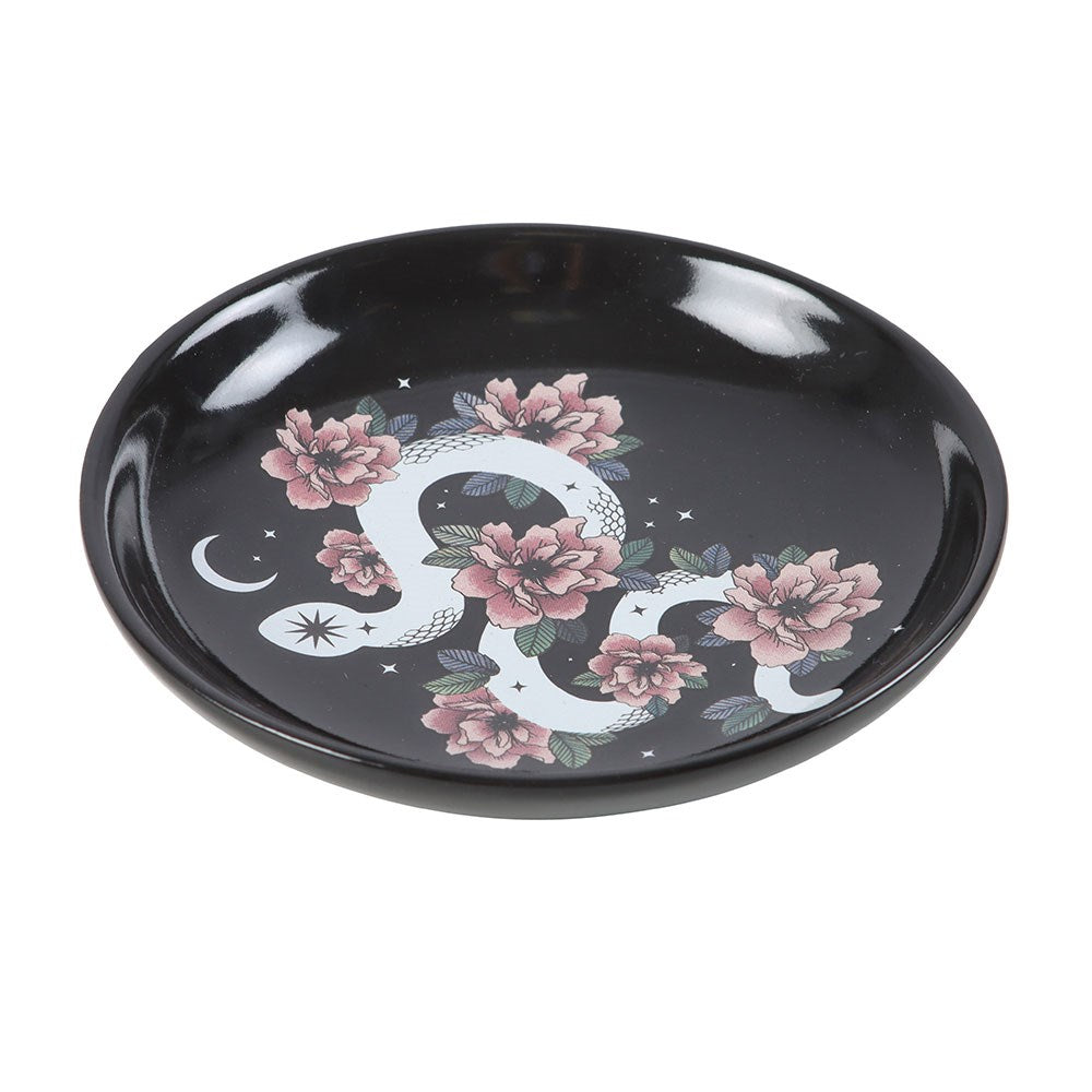 FLORAL SNAKE TRINKET DISH