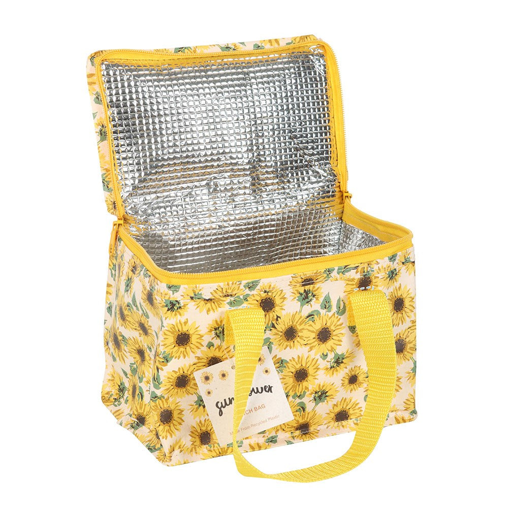 SUNFLOWER PRINT LUNCH BAG
