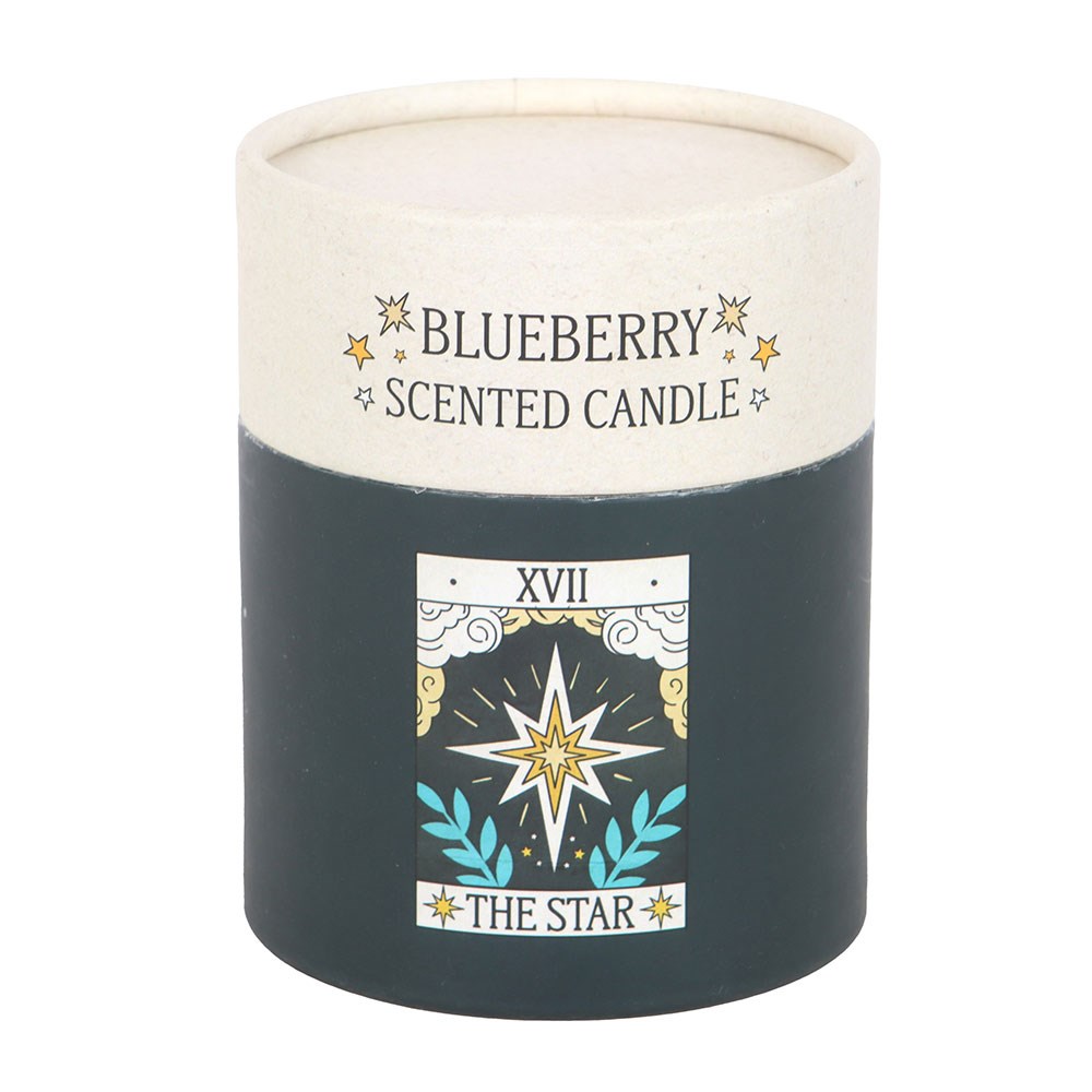 THE STAR VINTAGE TAROT BLUEBERRY CANDLE
