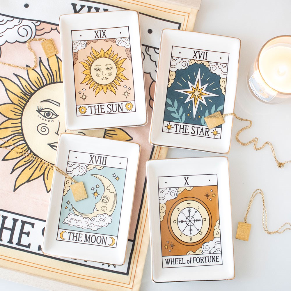 THE STAR VINTAGE TAROT TRINKET DISH