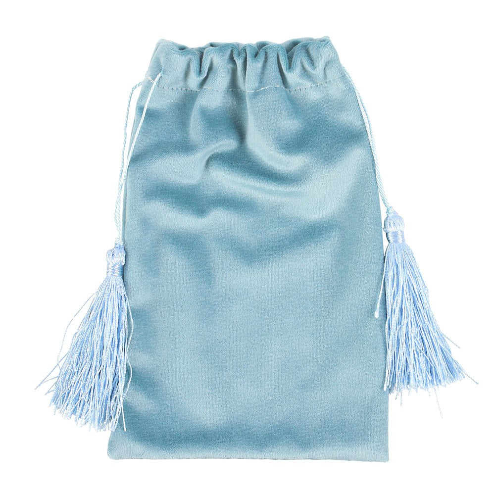 THE MOON VINTAGE TAROT VELVET DRAWSTRING BAG