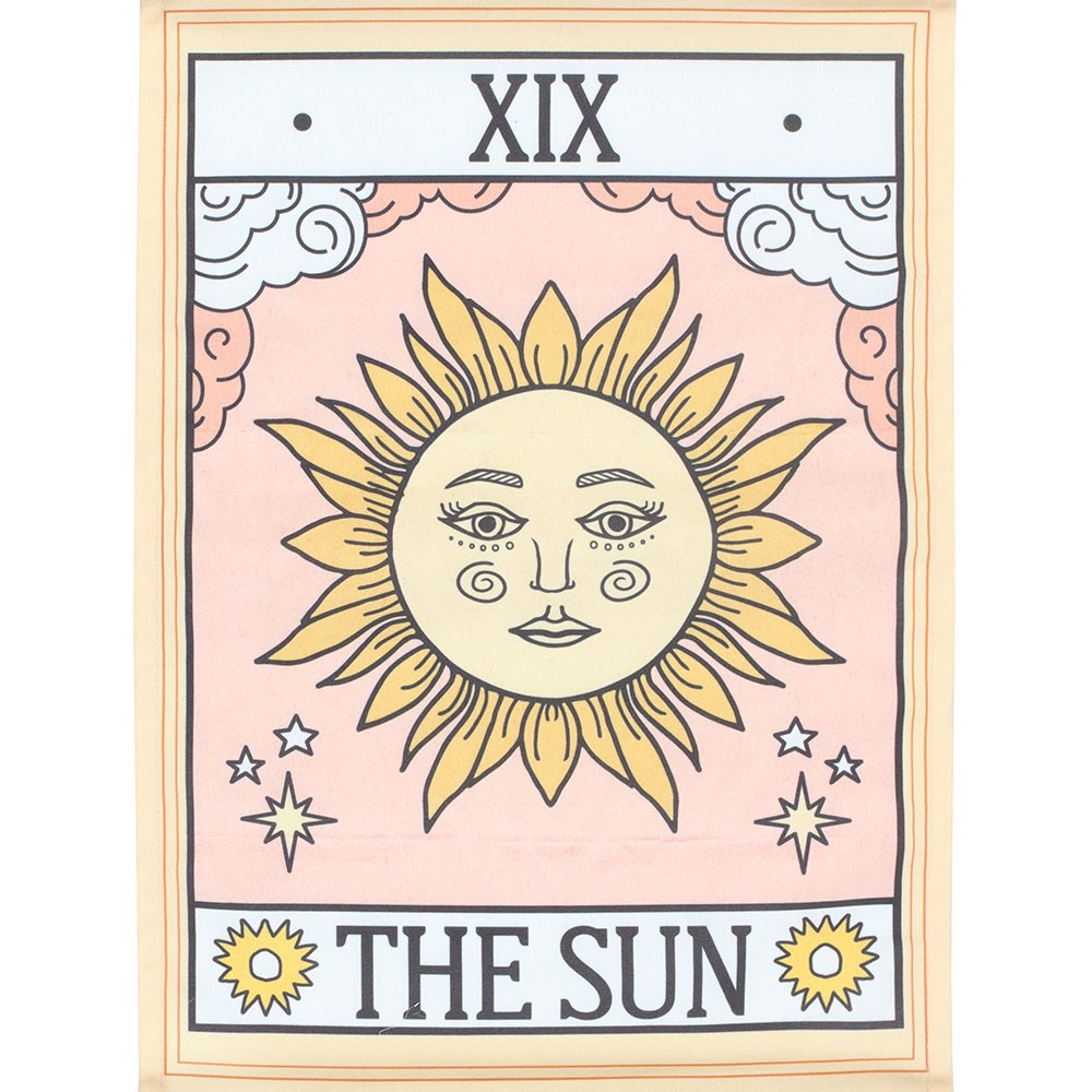 THE SUN VINTAGE TAROT WALL HANGING