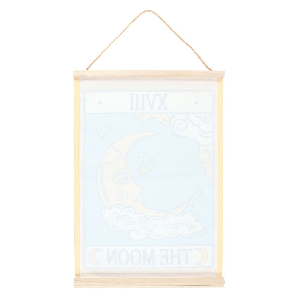 THE MOON VINTAGE TAROT WALL HANGING