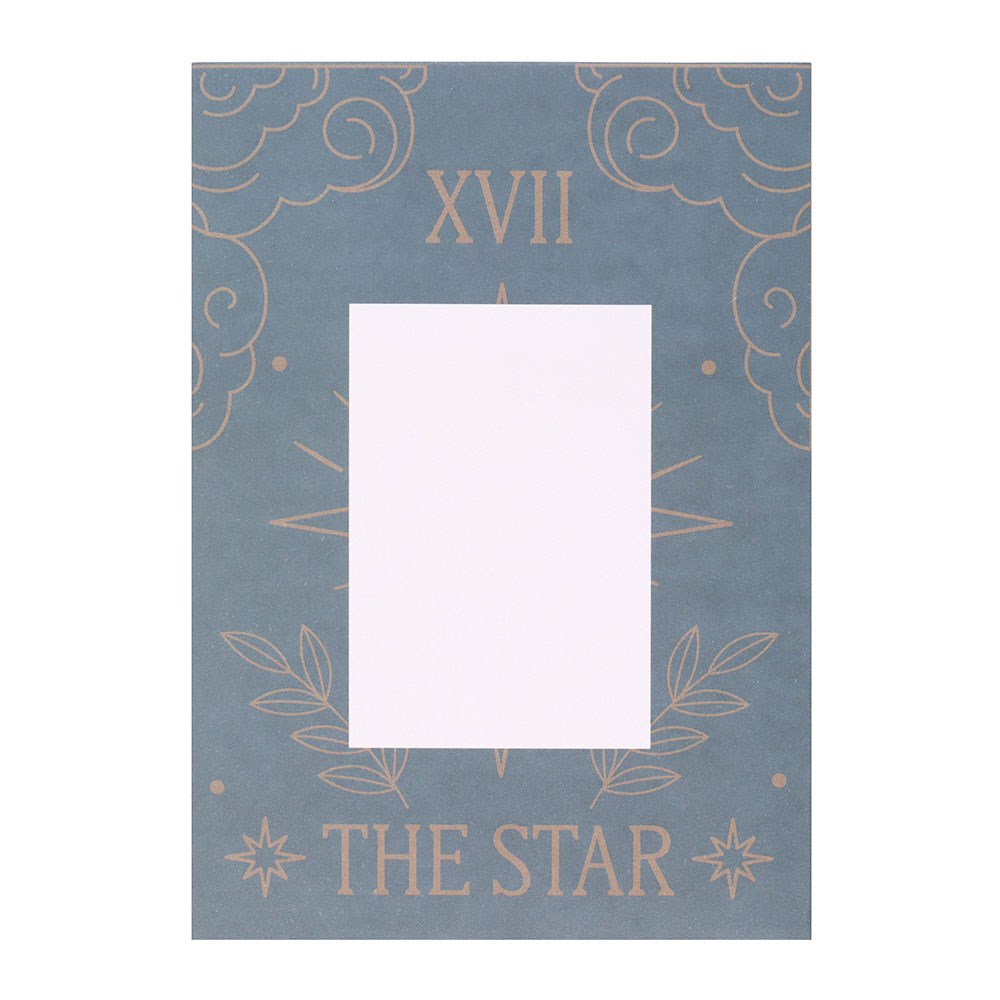 THE STAR VINTAGE TAROT NECKLACE ON GREETING CARD