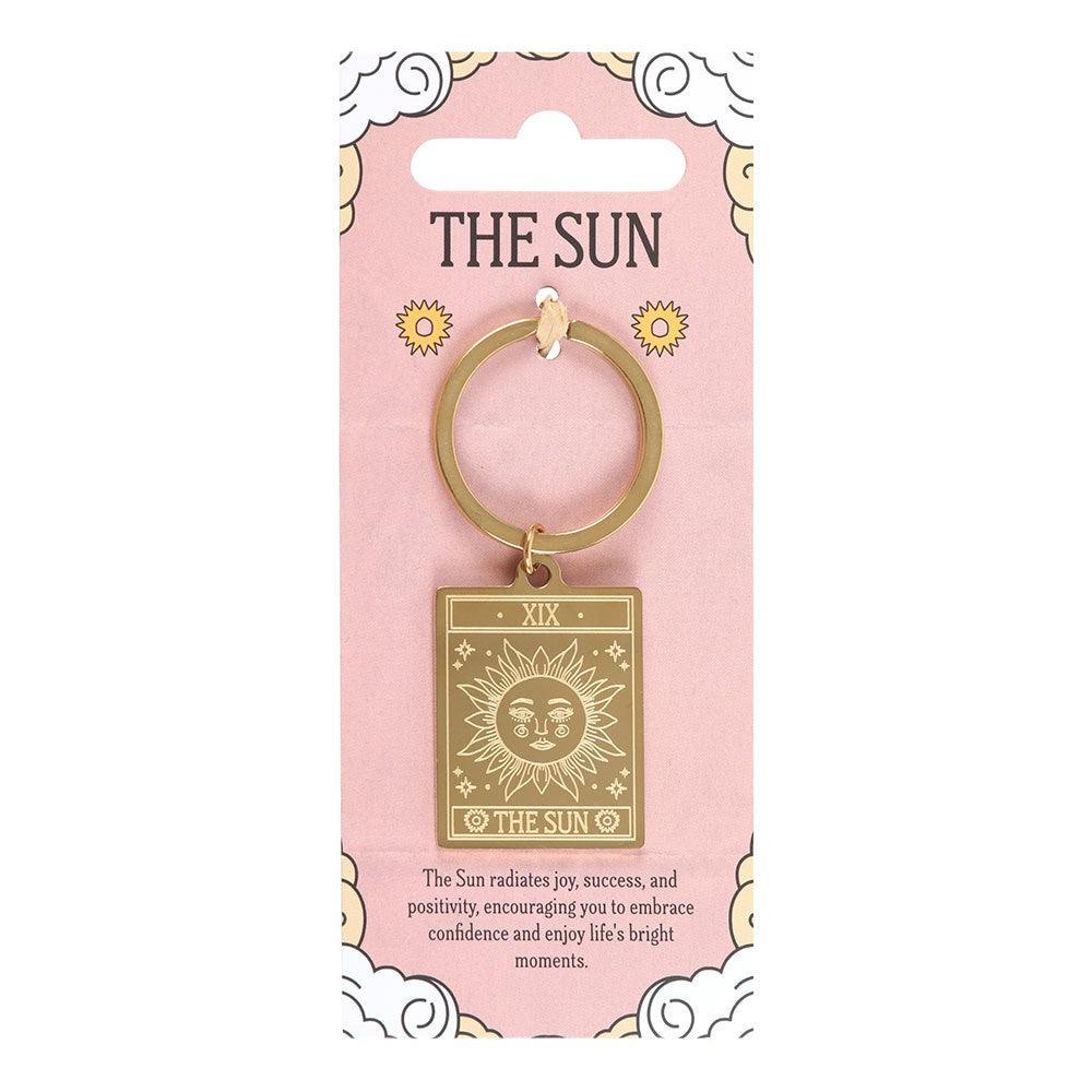 THE SUN VINTAGE TAROT KEYRING