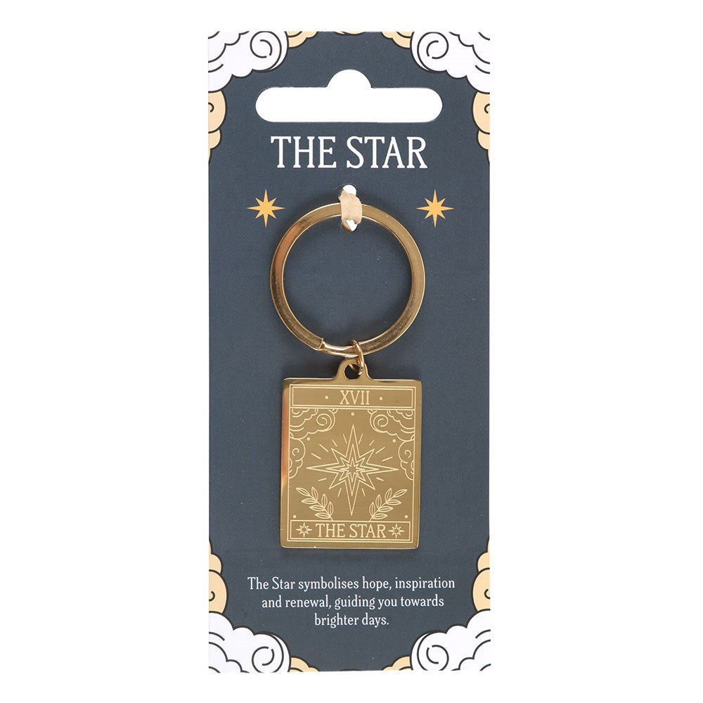 THE STAR VINTAGE TAROT KEYRING