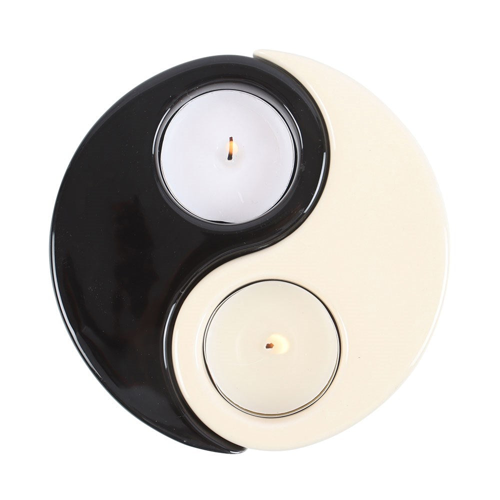 YIN YANG TEALIGHT CANDLE HOLDER
