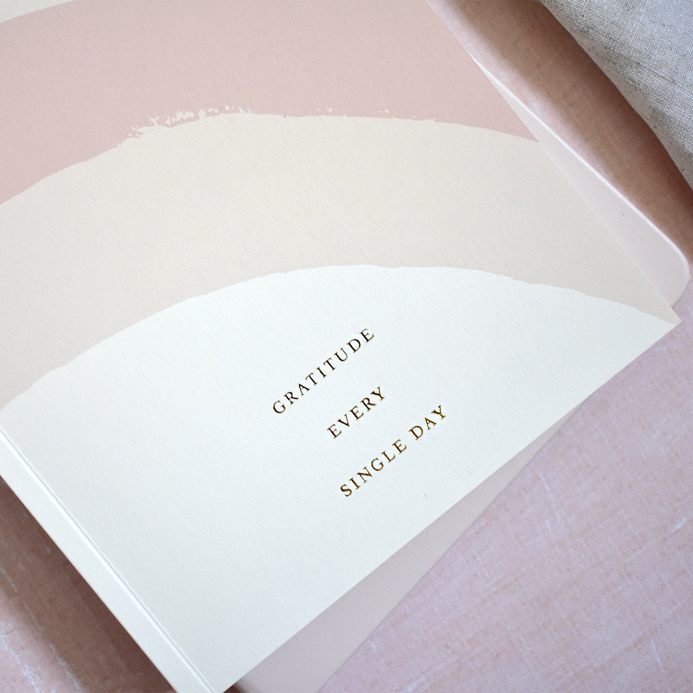 Rainbow 100 Day Gratitude Journal with guided pages