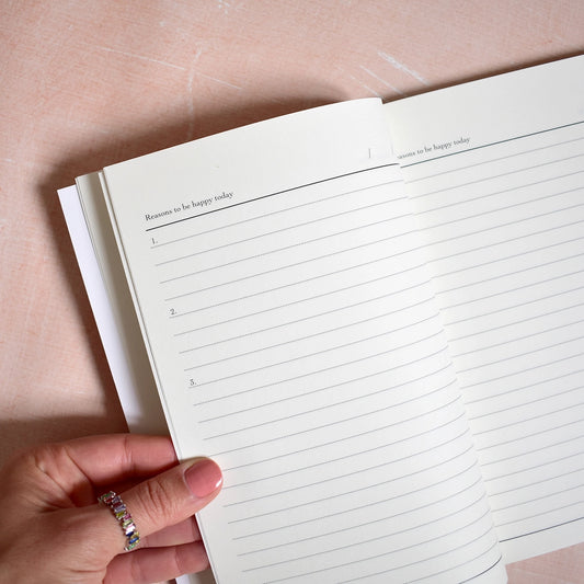 Happiness Journal with Guided Pages