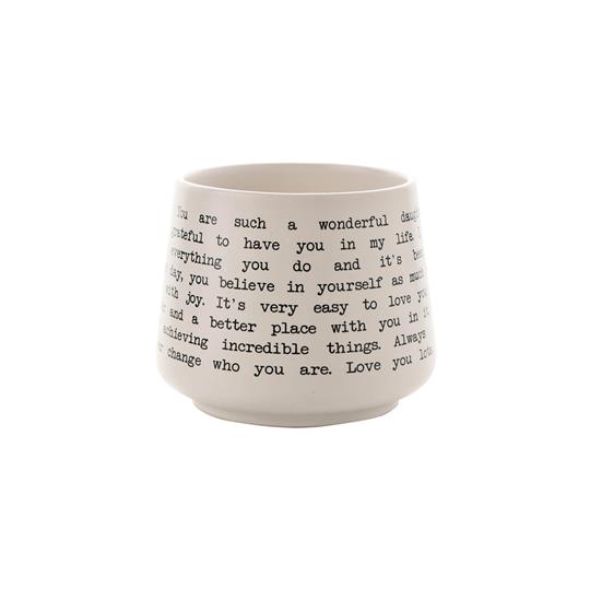 MOMENTS STONEWARE MUG DAUGHTER