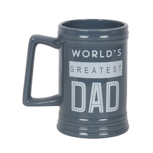 WORLD'S GREATEST DAD TANKARD MUG