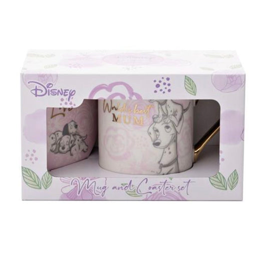 DISNEY MUG & COASTER SET