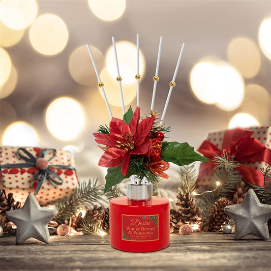 Poinsettia Diffuser - Winter Berries